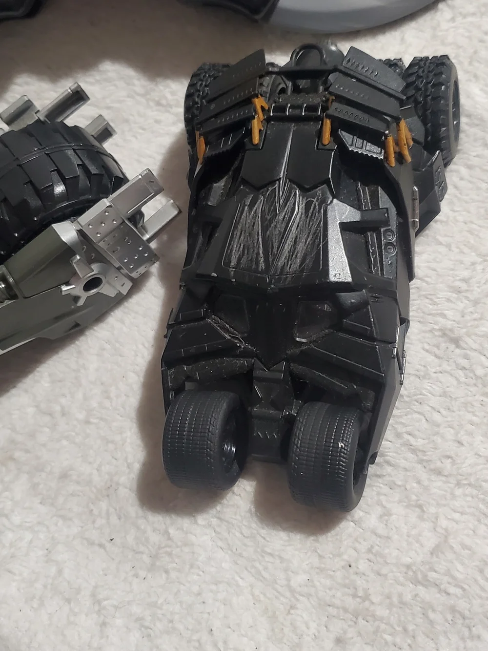 Batman Kids Toy Vehicle and Action Figure Set - Gray and Black